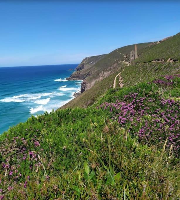 Newly Renovated Characterful Cottage, Wheal Rose Scorrier Bagian luar foto